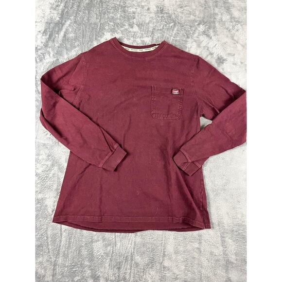 Men’s red large Wrangler workwear good condition - Picture 1 of 10